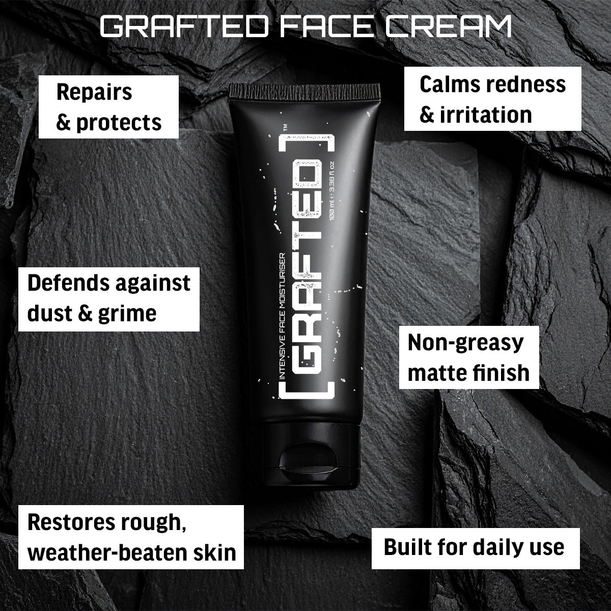 GRAFTED Full Maintenance Bundle (Face Moisturiser 100ml + Hand Cream 75ml)